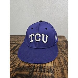 TCU Texas Christian Horned Frogs The Game Pro Fitted Hat Kirk SaarloosCamp Patch